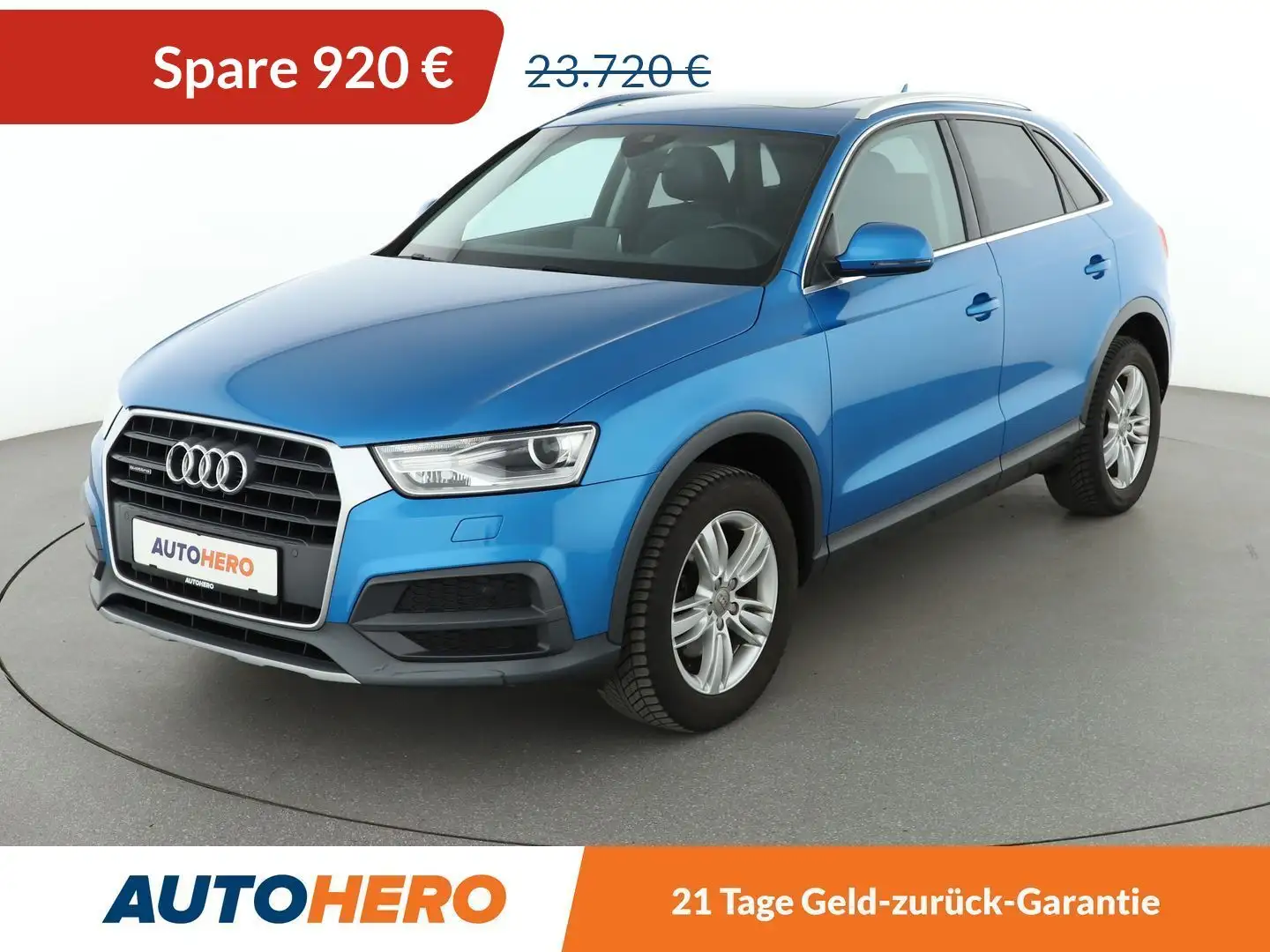 Audi Q3 2.0 TDI quattro Design Aut.*NAVI*PANO*TEMPO*PDC* Blau - 1