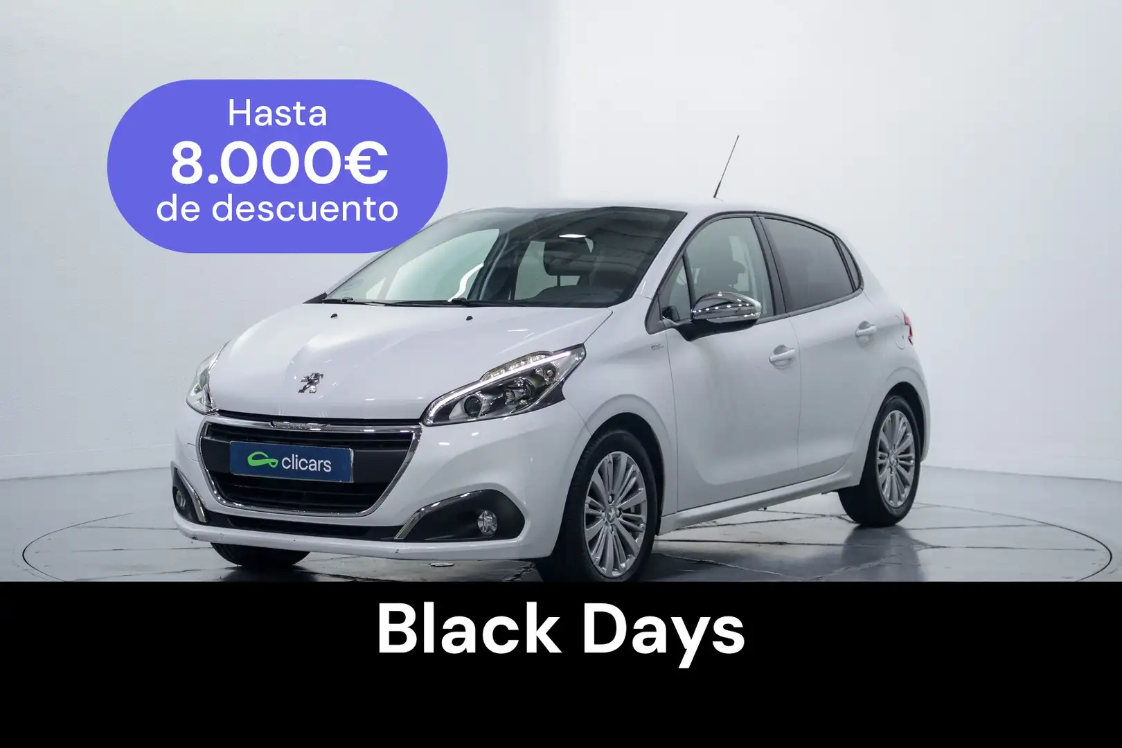 Peugeot 208 1.2 PureTech Style 82 Blanc - 1