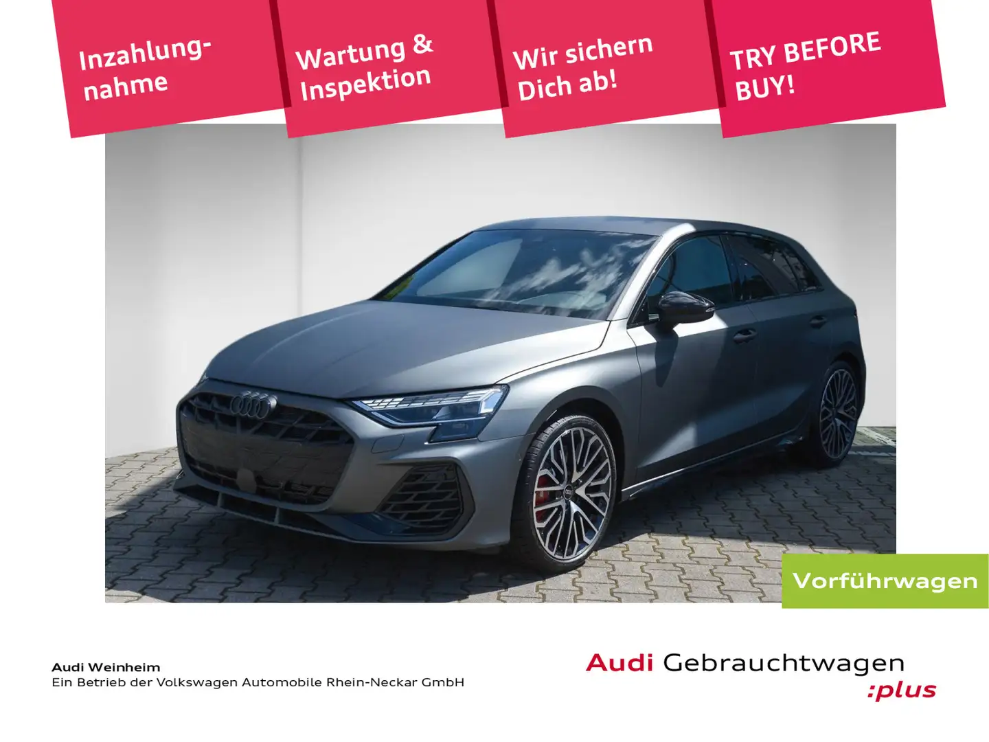 Audi S3 2.0 TFSI Navi Sound Matrix uvm Grau - 1