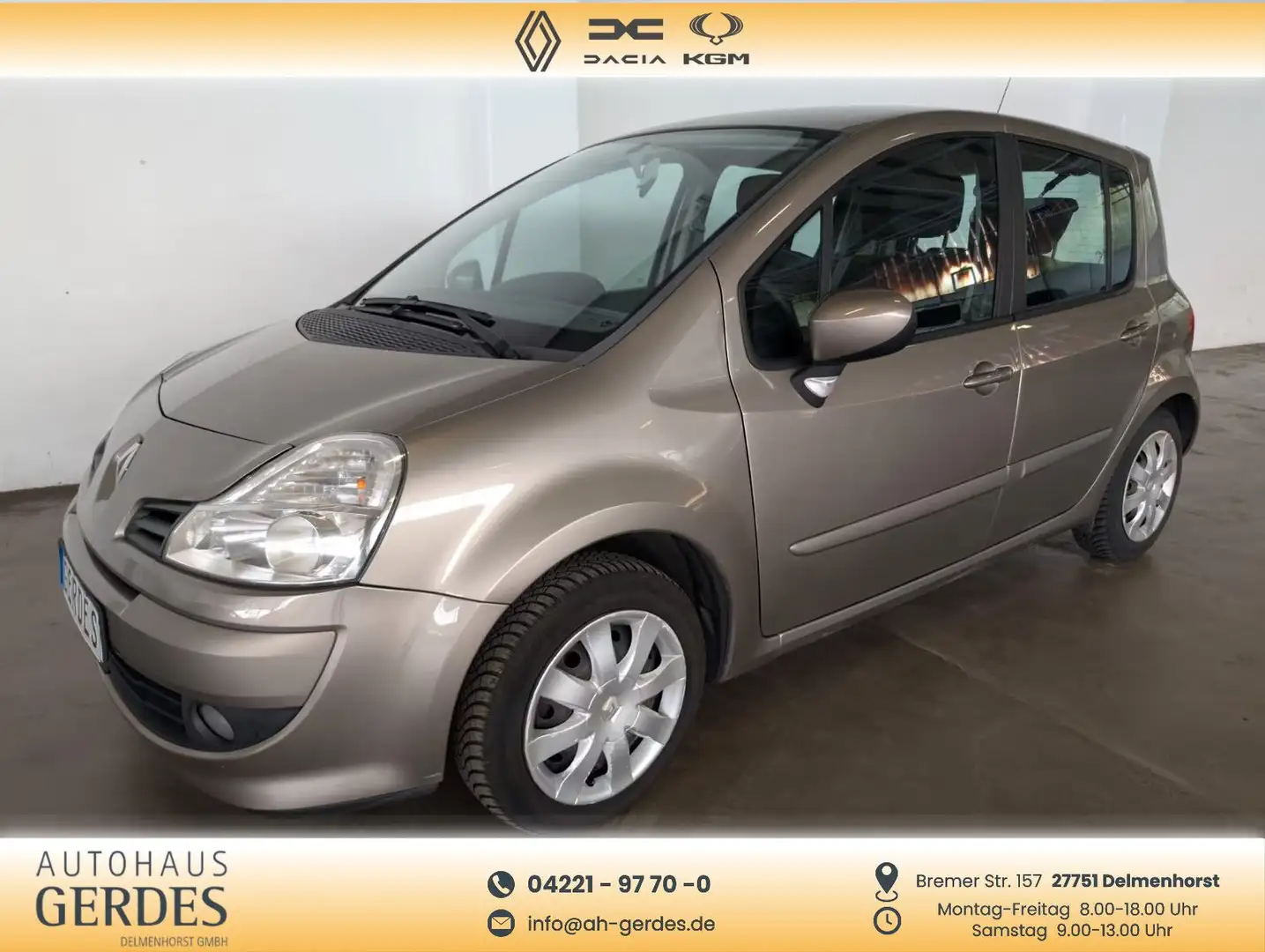 Renault Modus Dynamique 1,2 16V 75 Beige - 1