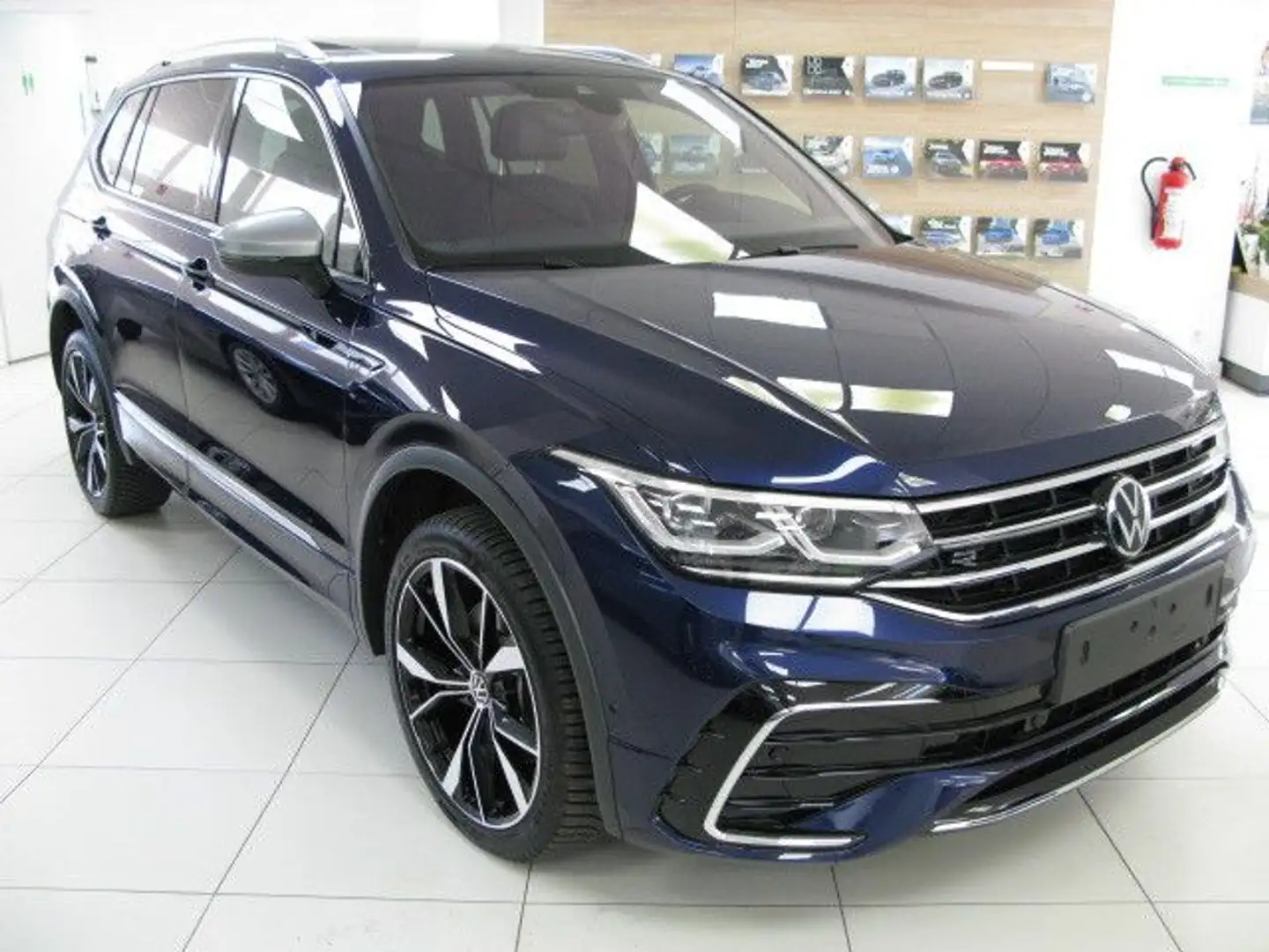 Volkswagen Tiguan Allspace R-Line 4M.*Pano+AHK+V-Leder+DCC* Blau - 1