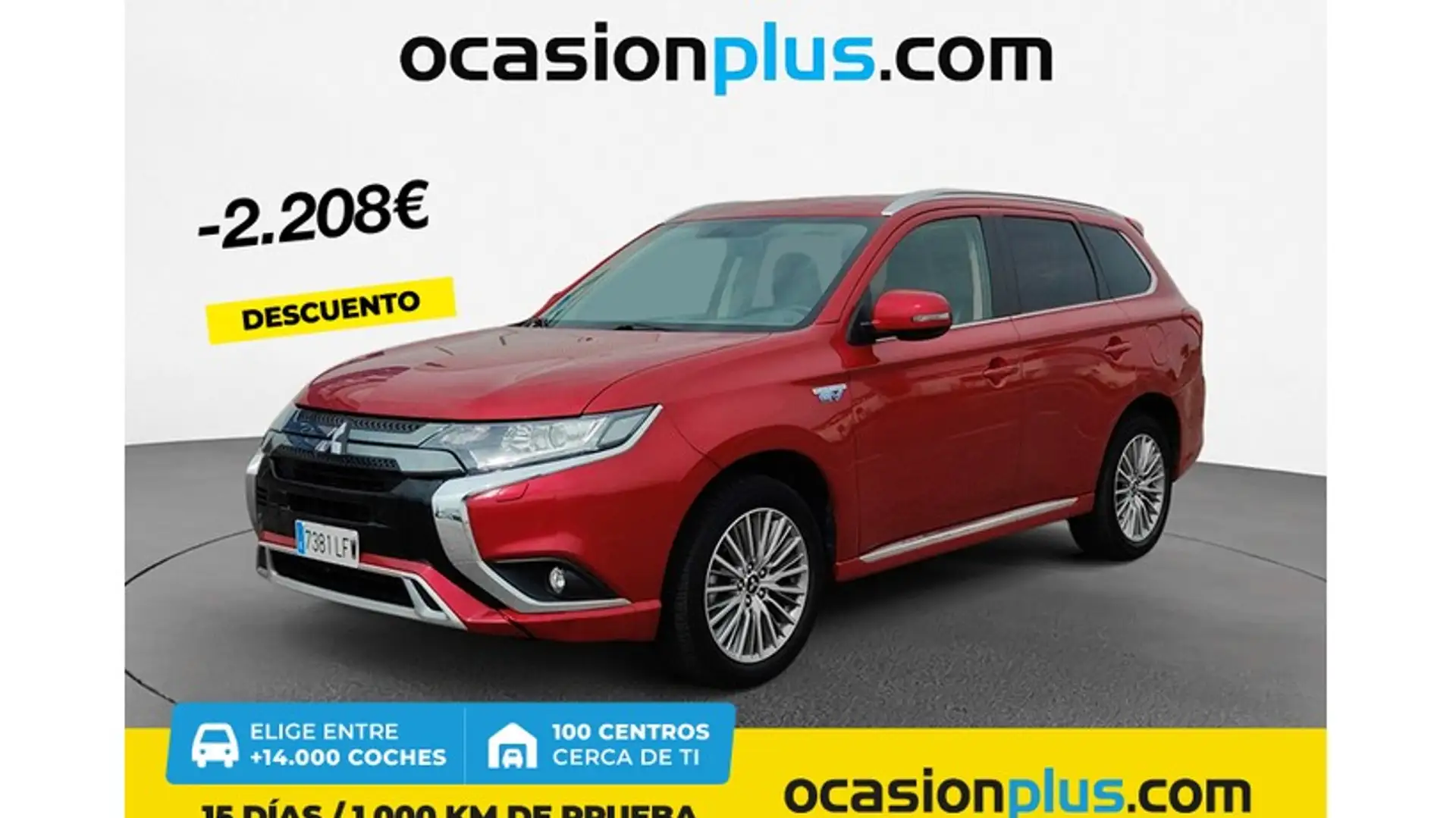 Mitsubishi Outlander PHEV Motion 4WD Rojo - 1
