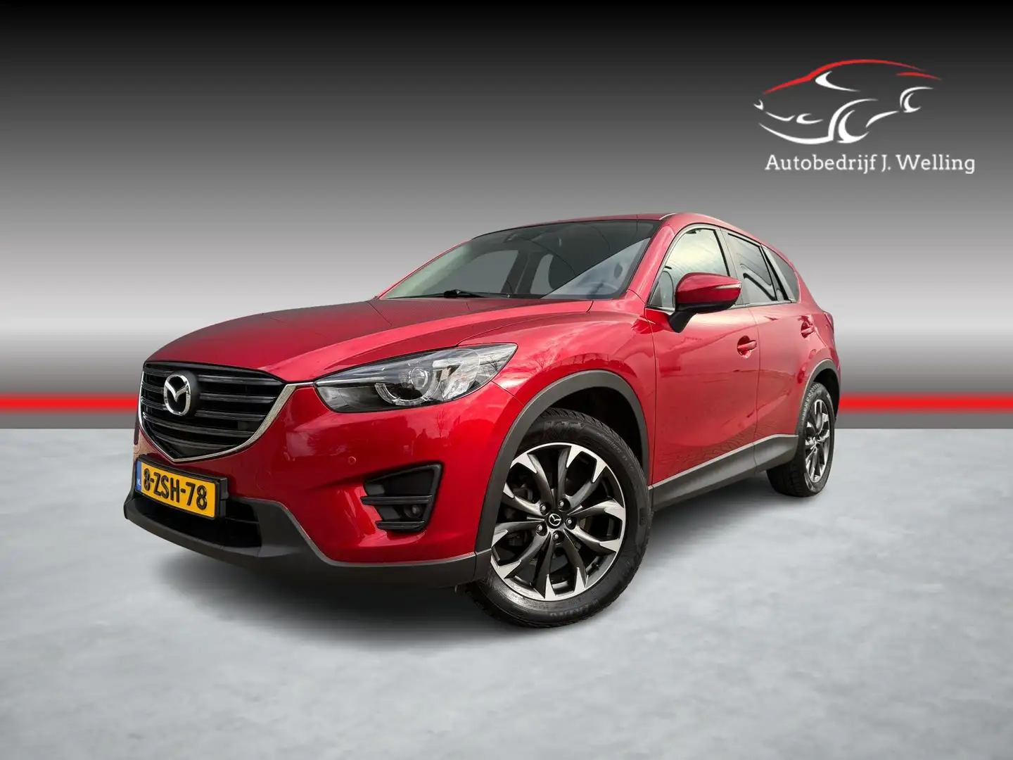 Mazda CX-5 2.0 SkyActiv-G 165 GT Leder / trekhaak / Bose / n Rood - 1