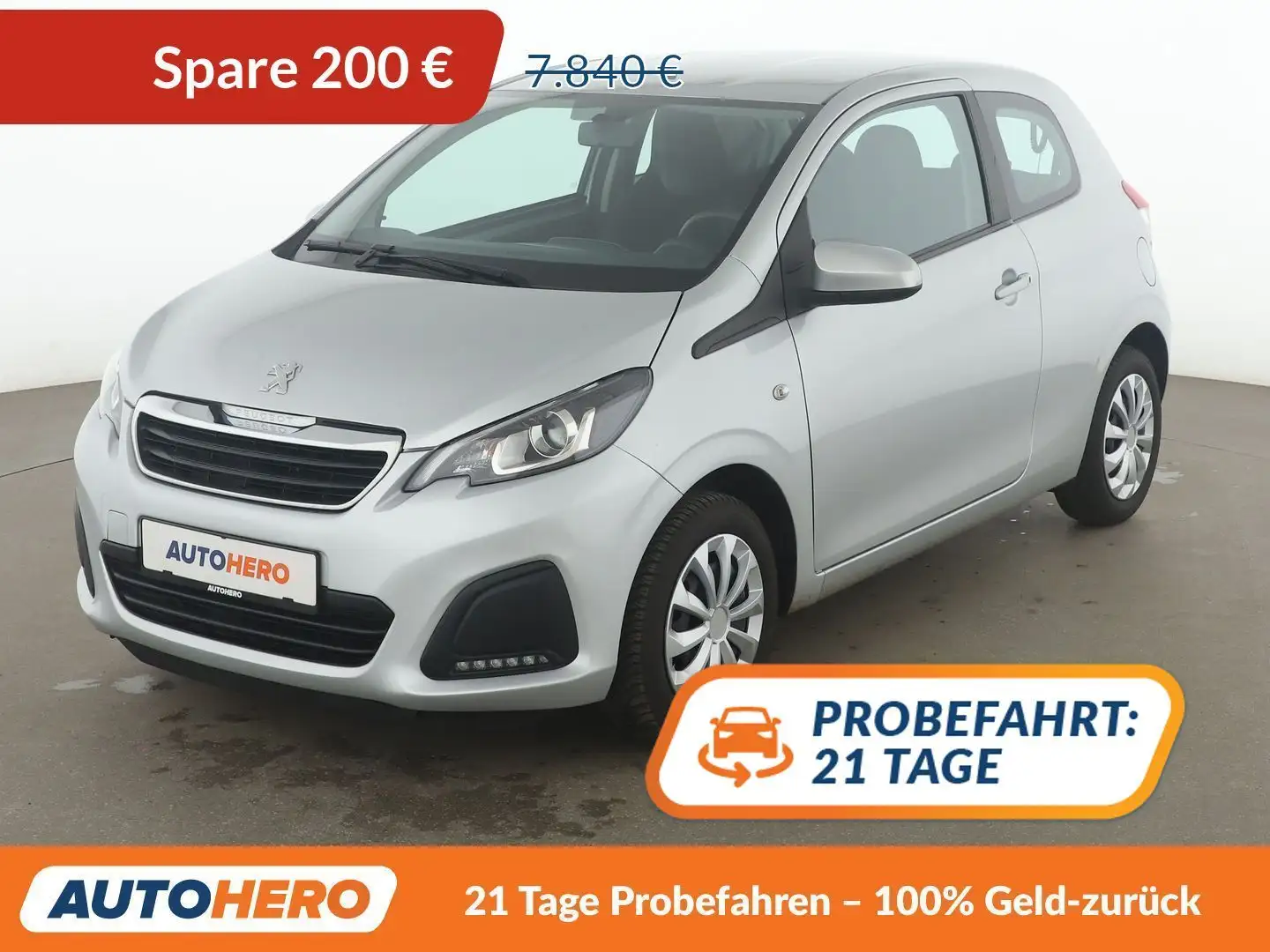 Peugeot 108 1.0 VTi Active*KLIMA*GARANTIE* Grau - 1