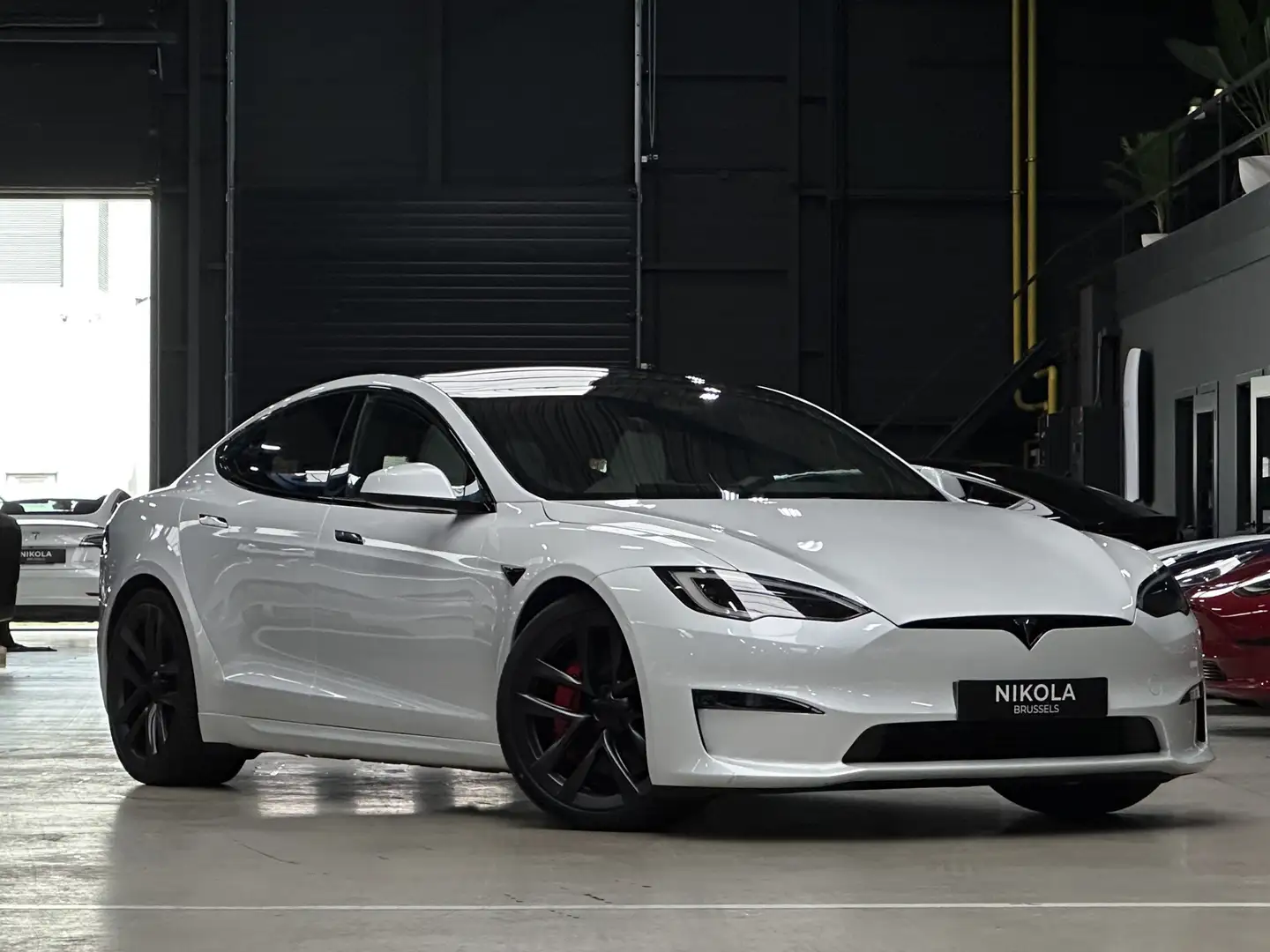 Tesla Model S PLAID - AP ACTIVE - FACELIFT - PPF FRONT Blanc - 1