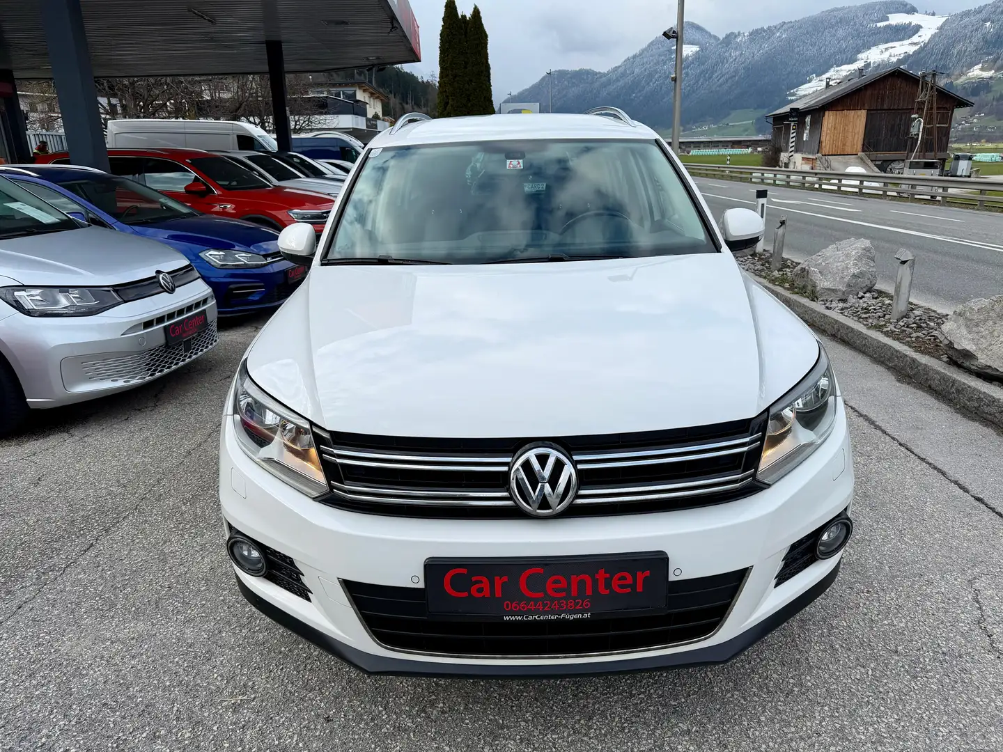 Volkswagen Tiguan 1,4 TSI Sport&Style 1. Besitz Weiß - 2