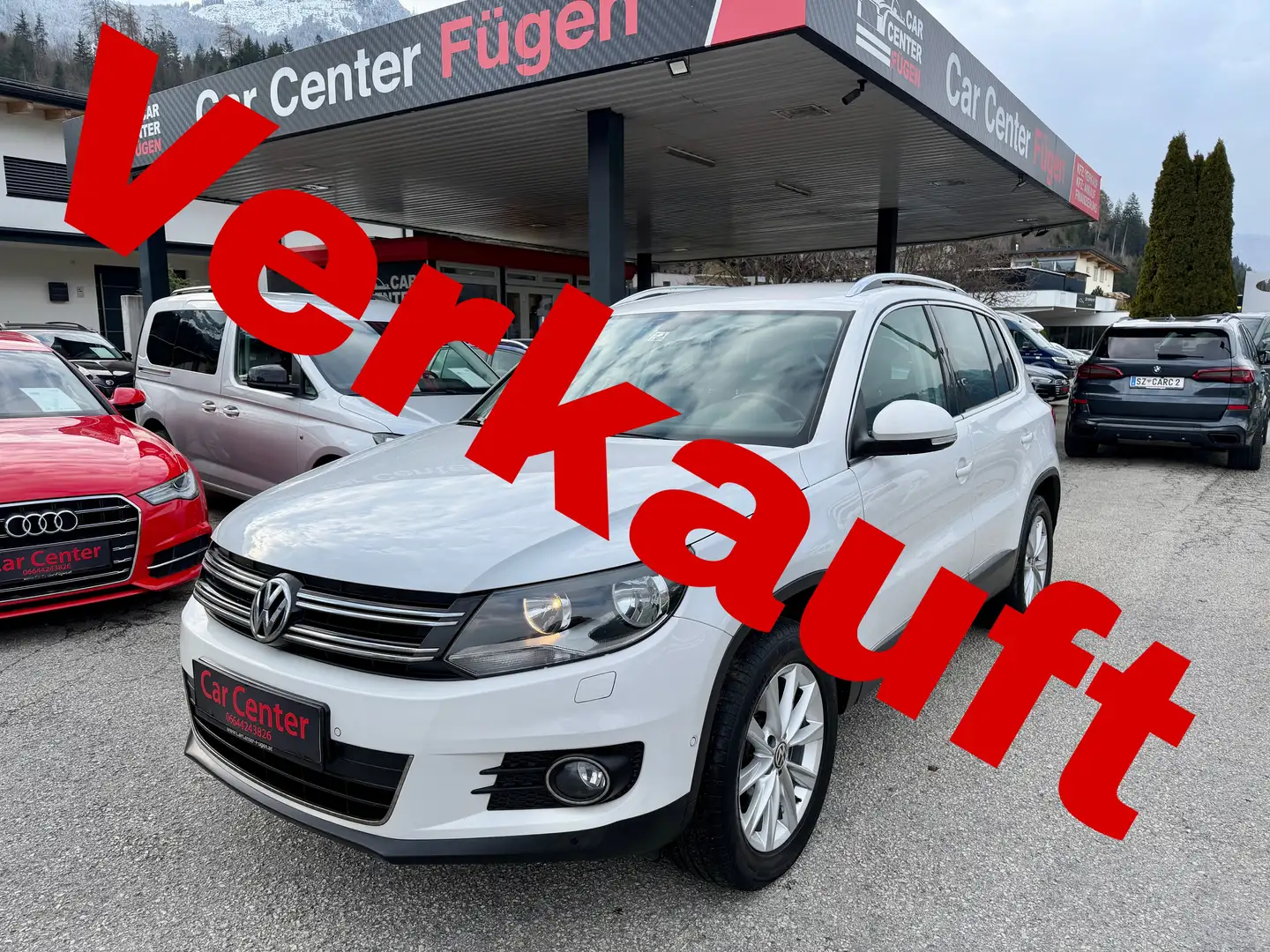Volkswagen Tiguan 1,4 TSI Sport&Style 1. Besitz Weiß - 1