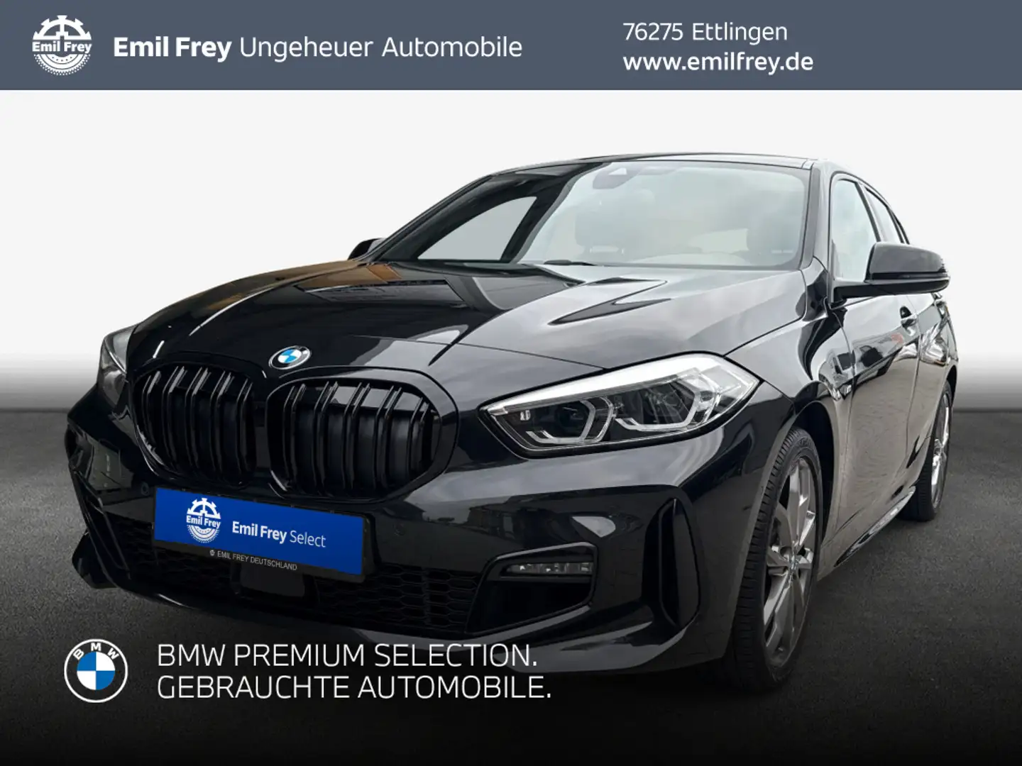 BMW 120 i Aut. M Sport LED Schwarz - 1