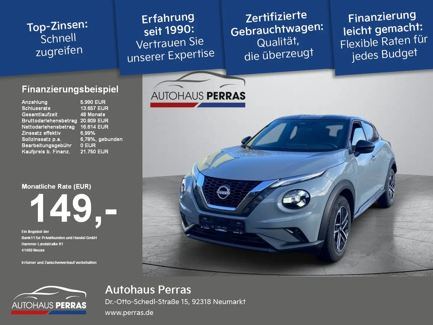 Nissan Juke 1.0 DIG-T 7DCT N-CONNECTA Winter II 2 Farben BFS L Noir - 1