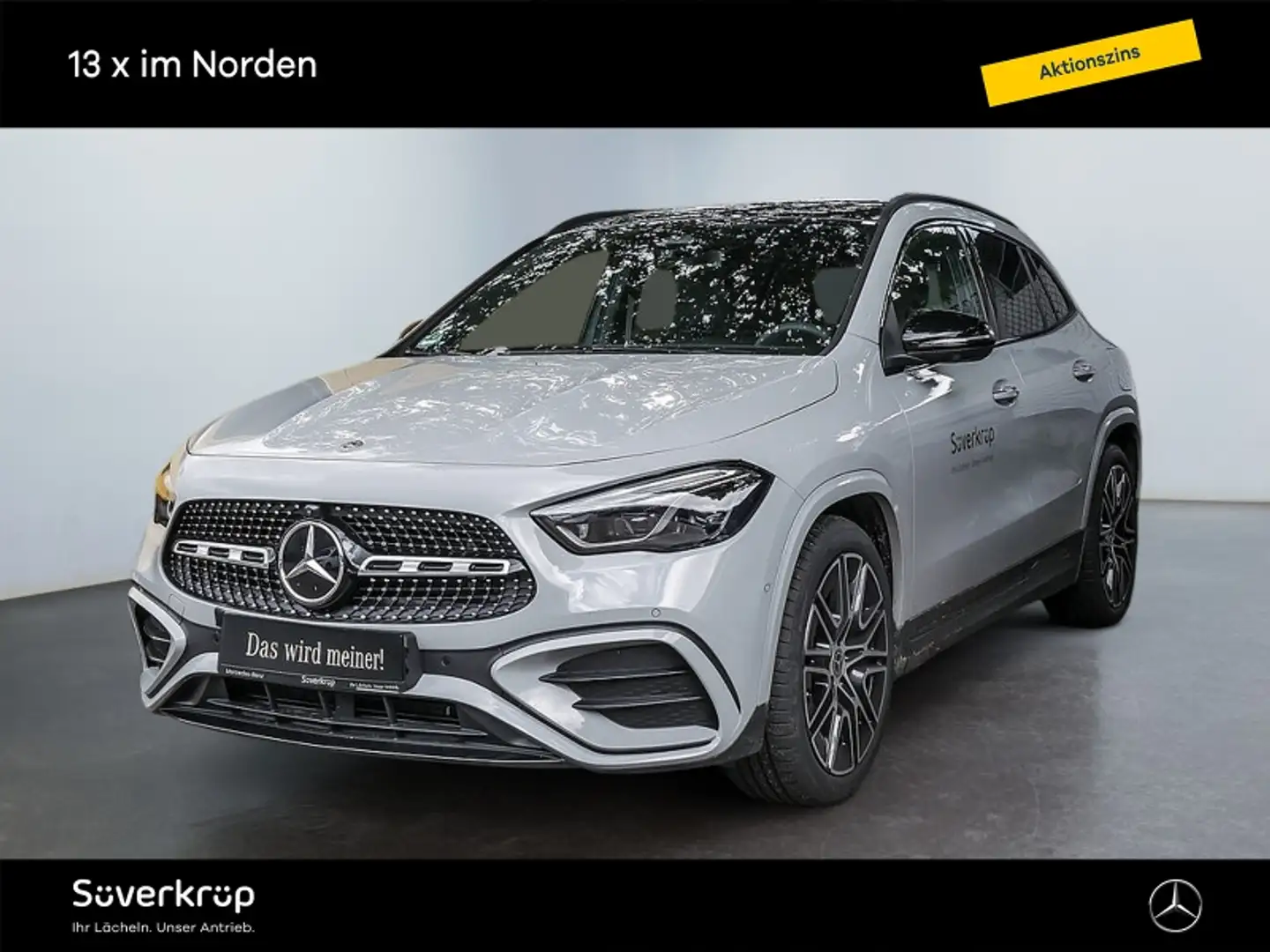 Mercedes-Benz GLA 200 d AMG NIGHT MULTI AHK DISTR KAMERA PANO Grau - 1