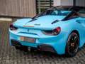 Ferrari 488 3.9 Spider HELE / Carbon / Blu Pozzi / Dealer main Bleu - thumbnail 12