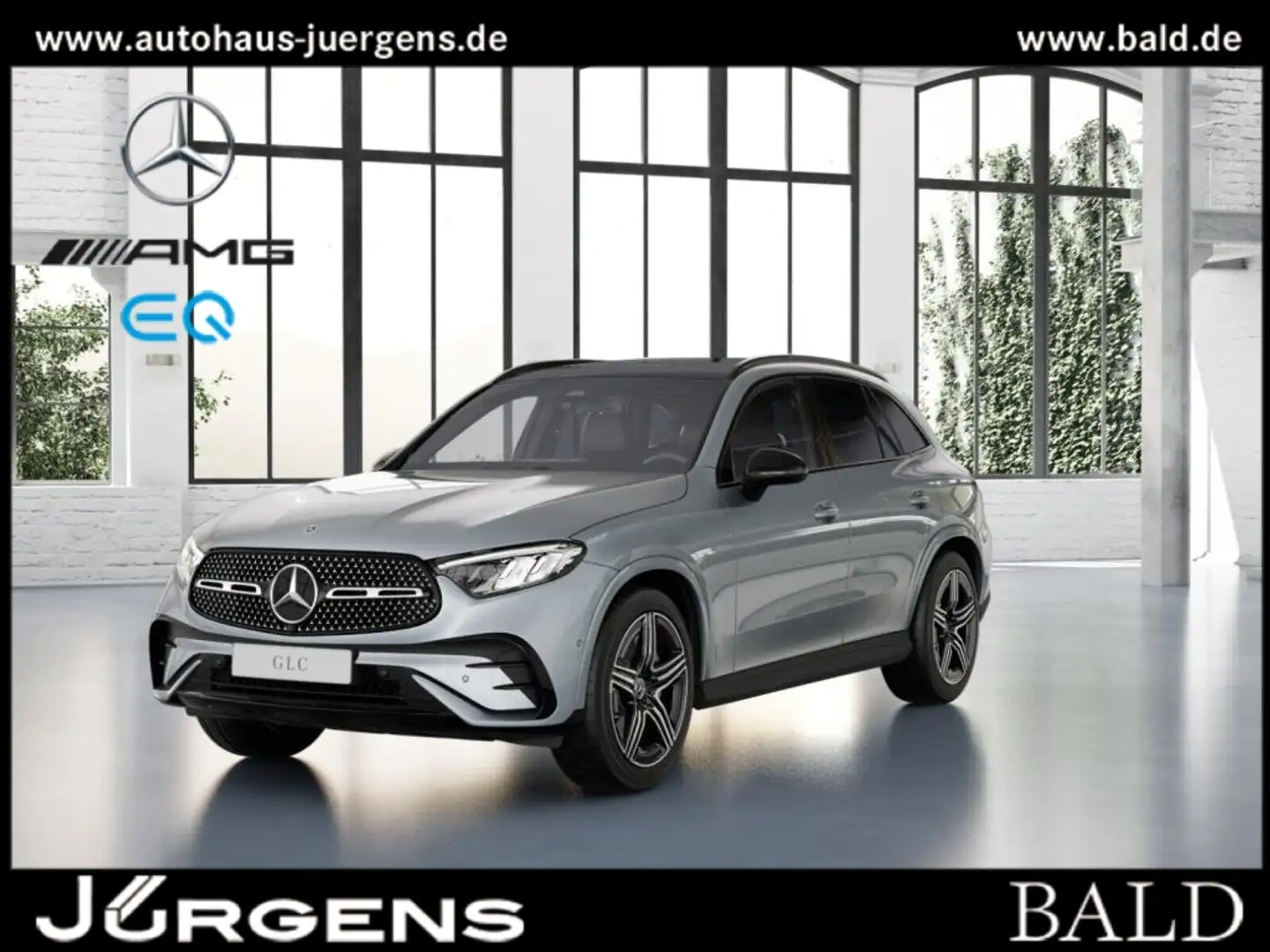 Mercedes-Benz GLC 300 d 4M AMG-Sport/Pano/Burm/AHK/Memo/Night Argent - 2