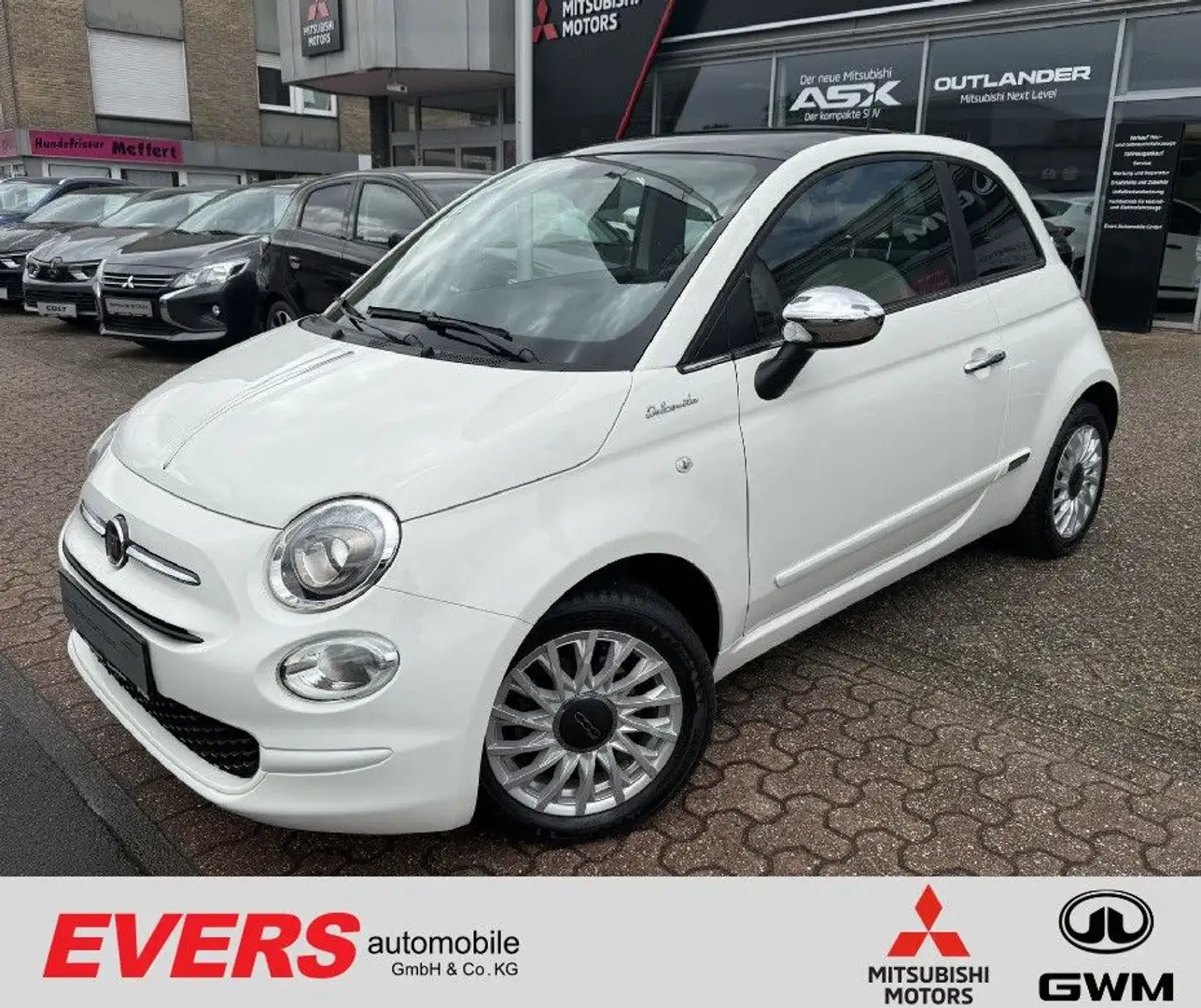 Fiat 500 1.0 Hybrid Dolcevita *DAB *Pano *Klima *GJR Weiß - 1