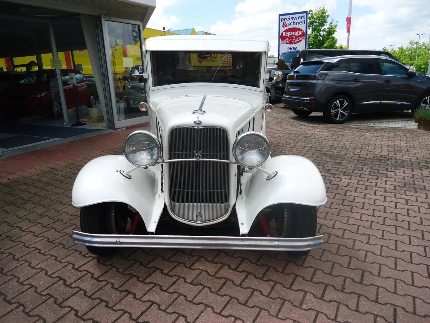 Ford Pickup Flathead V8 Hot Rod Білий - 2