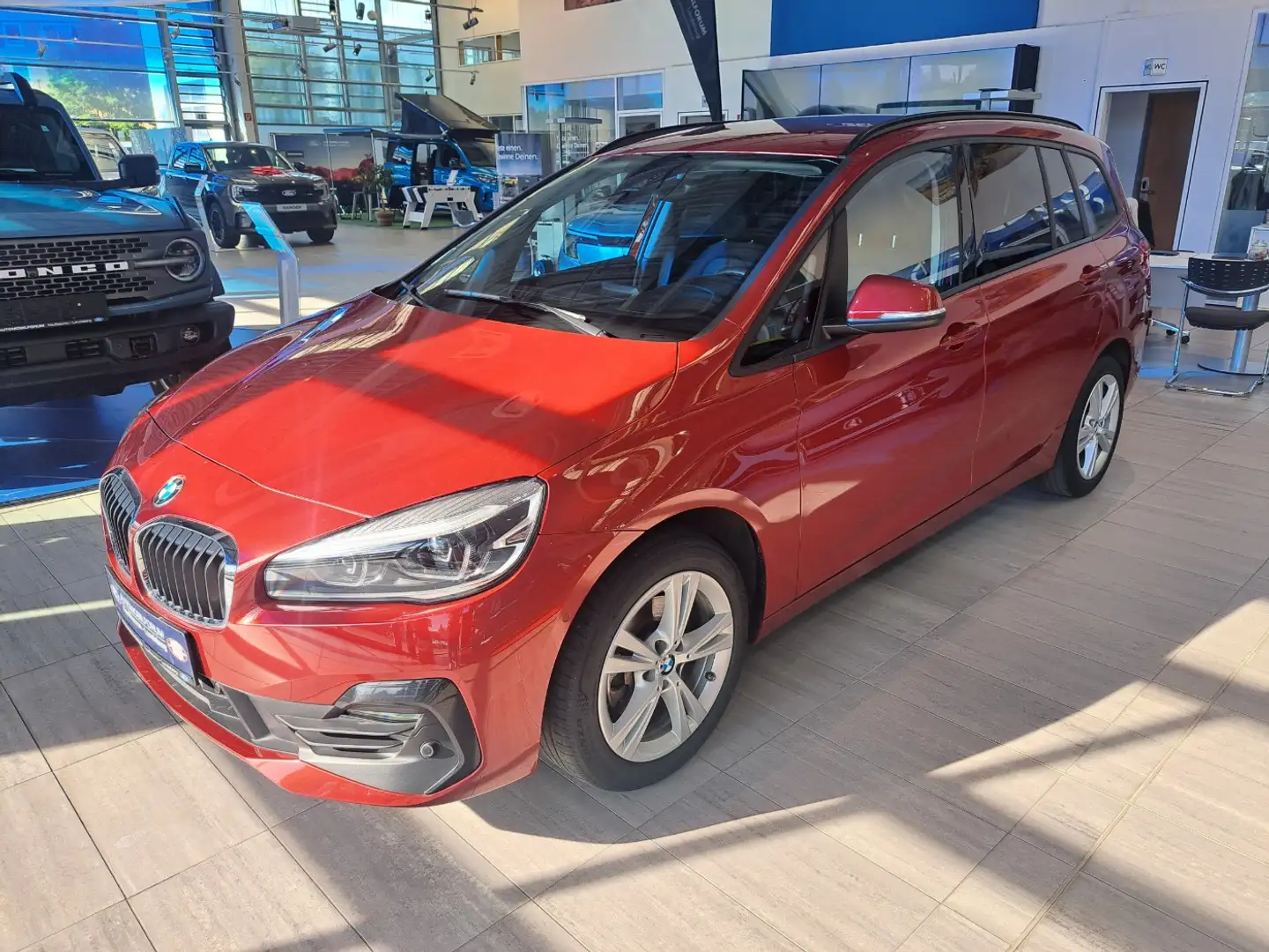 BMW 218 i Gran Tourer  Advantage LED 7Sitzer Navi Rot - 2