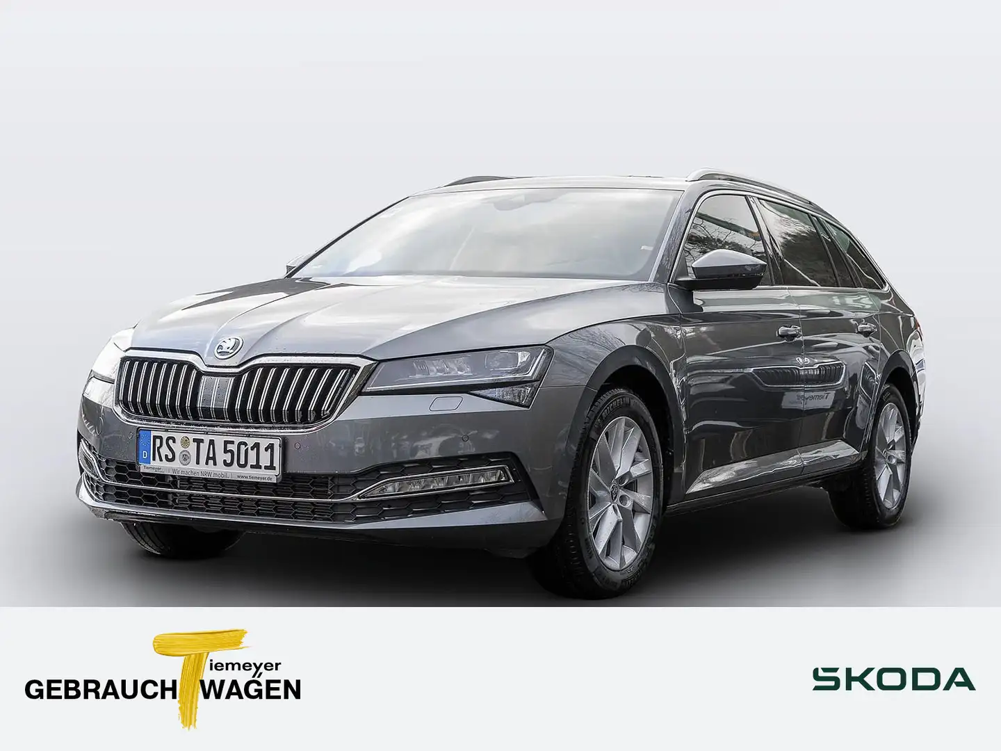 Skoda Superb Combi 2.0 TDI DSG Style Navi LED Kamera Grau - 1