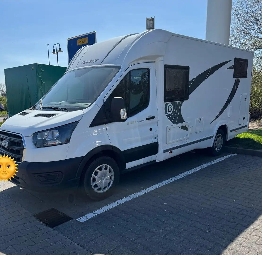 Caravans-Wohnm Chausson S-697- First-Line Weiß - 2
