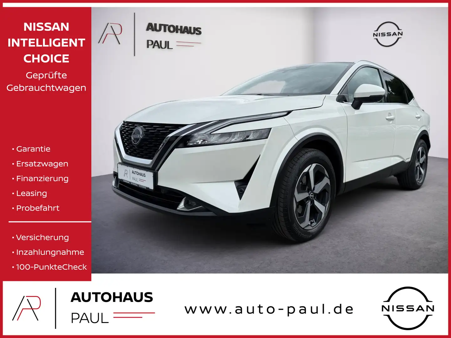 Nissan Qashqai 1.3 DIG-T N-Connecta 4x4, PGD, AVM, AHK Wit - 1