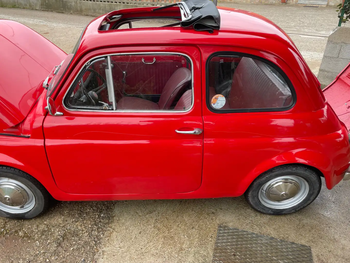 Fiat 500 R Piros - 2