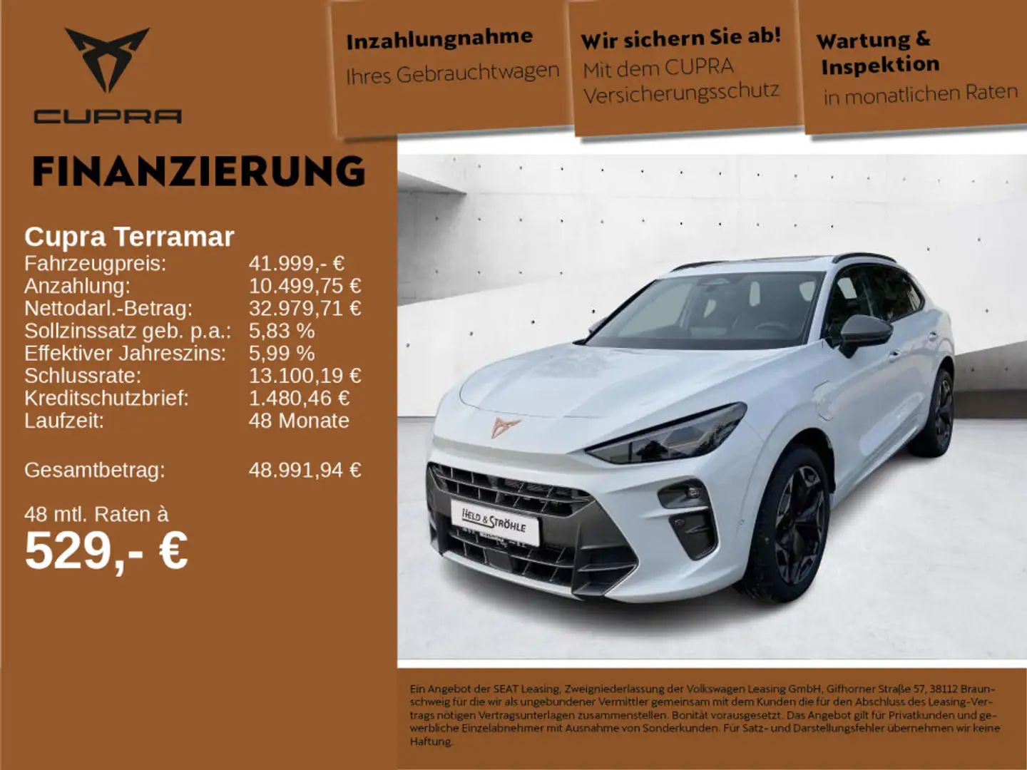 CUPRA Terramar 1.5 eTSI 19 AHK EDGE HuD SENNHEISER Blanc - 1