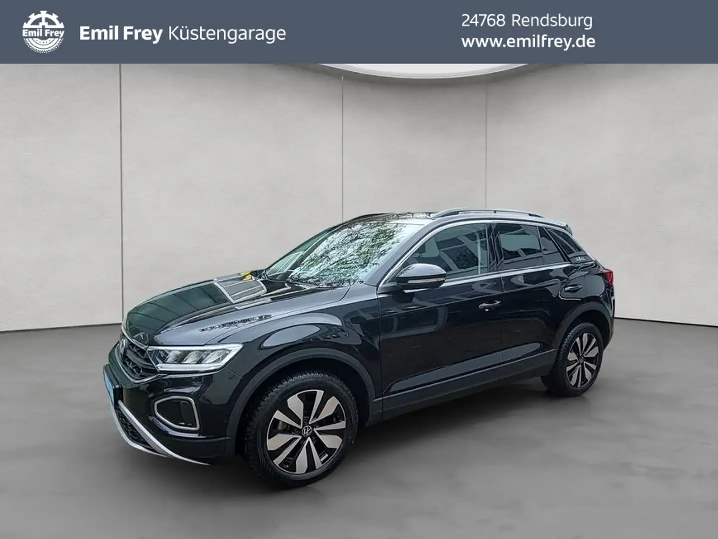 Volkswagen T-Roc Goal 1.0 TSI ACC/LED/Navi Schwarz - 1