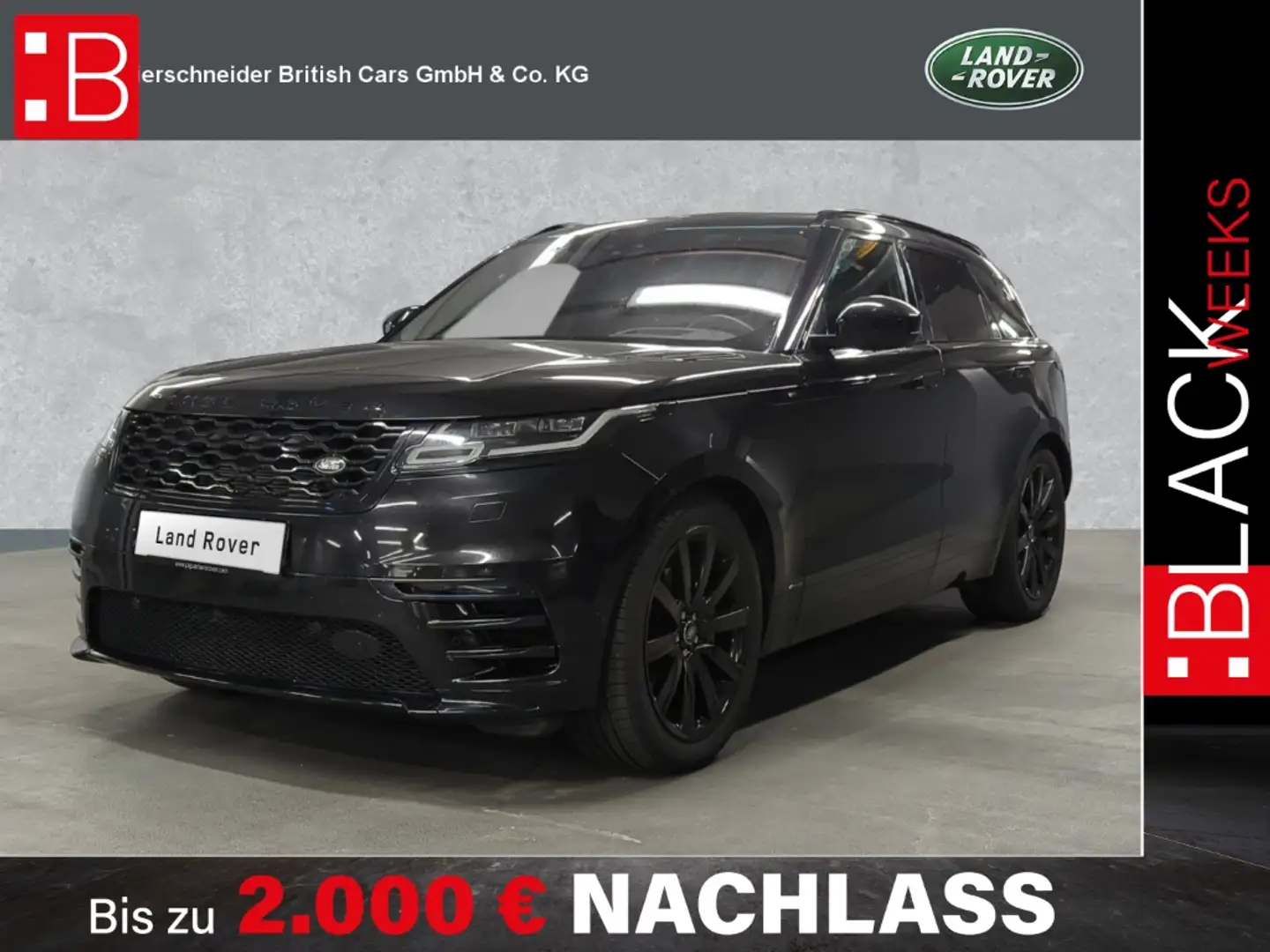 Land Rover Range Rover Velar D300 R-Dynamic SE BLACK-PACK HEAD-UP 21 Schwarz - 1