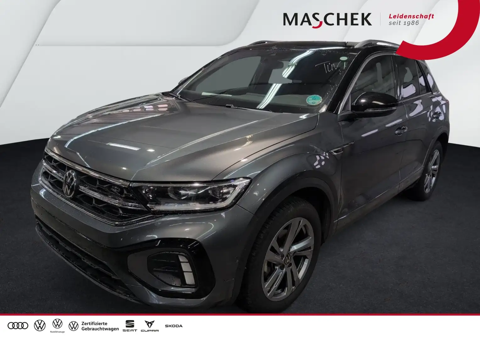 Volkswagen T-Roc R line 1.5 TSI DSG AHK Navi GRA Sitzh. Kamera Schwarz - 1