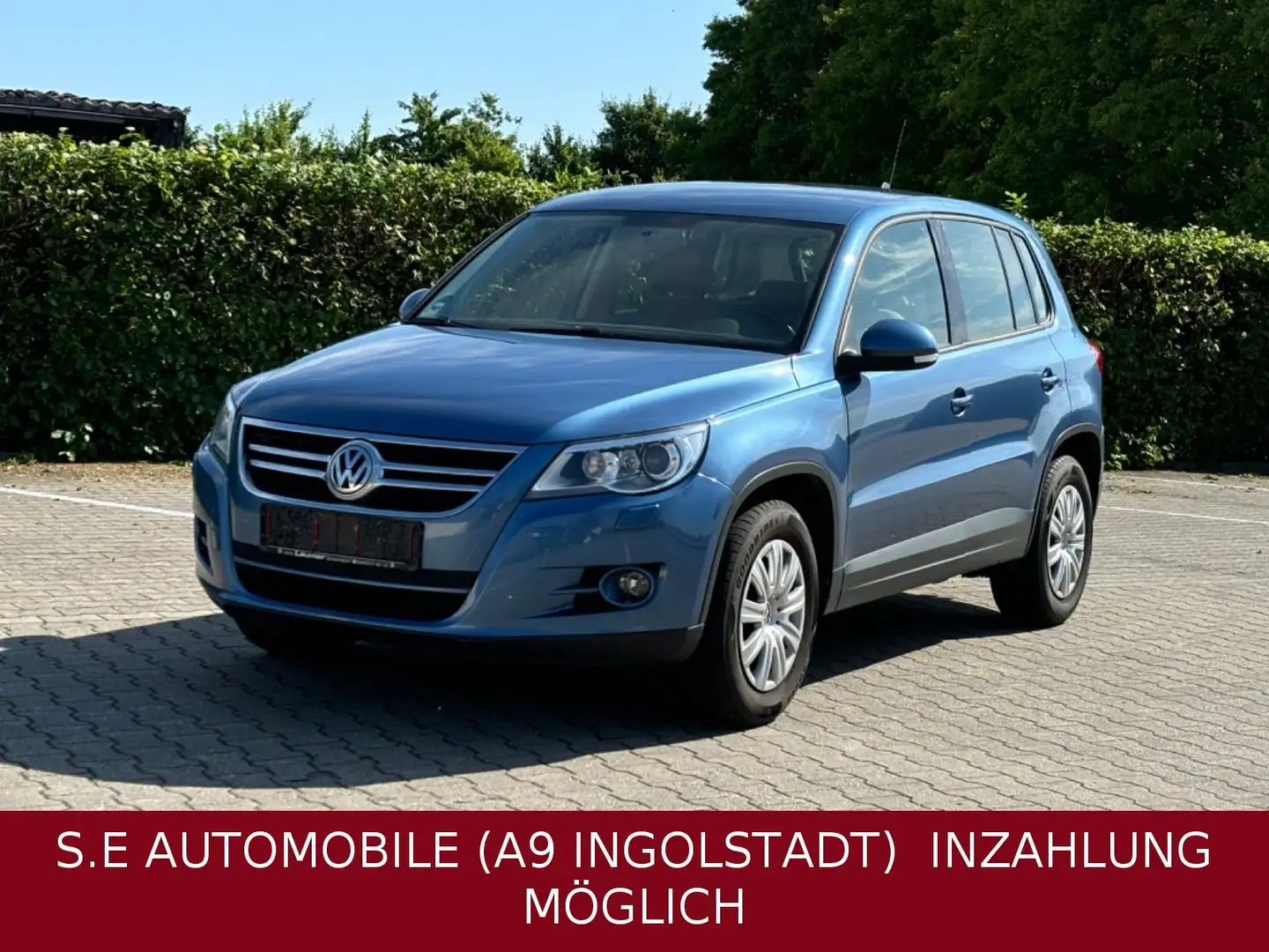 Volkswagen Tiguan & Fun 4Motion+Xenon+Tempomat+PDC+AHK Bleu - 1