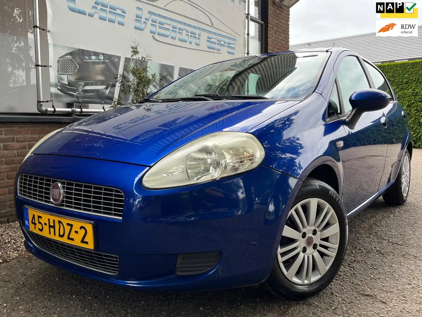 Fiat Grande Punto 1.4 Edizione Lusso|Airco|5-deurs| Blau - 1