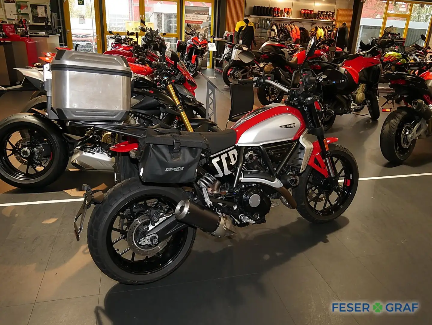 Ducati Scrambler Icon- mit attraktiven Zubehör Rouge - 2