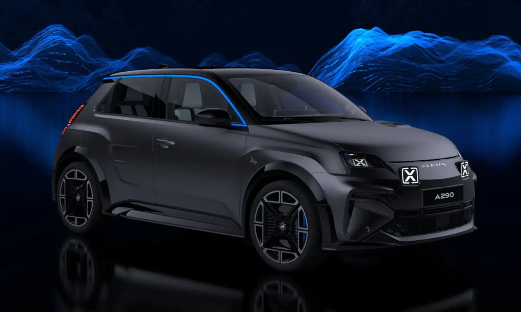 Alpine A290 GT Premium Regensensor Traktionskontrolle L Grau - 1