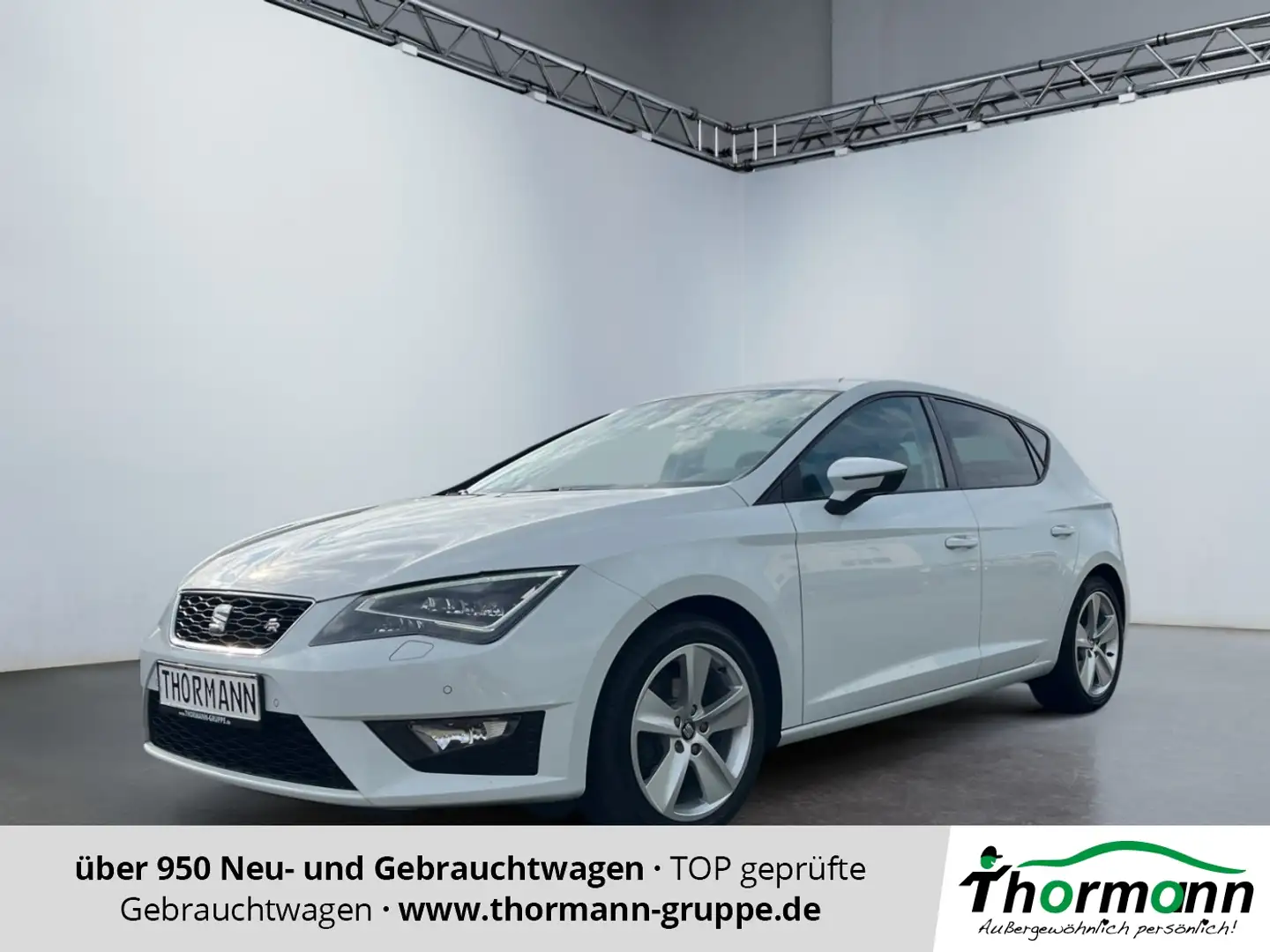 SEAT Leon FR 2.0 TDI Matrix 2xKlima KlimaA LED LM PDC Bianco - 1