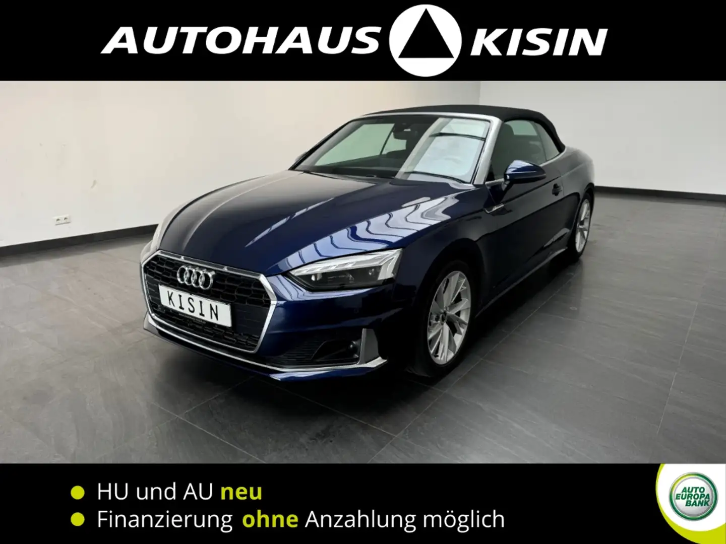 Audi A5 Cabriolet 40 TFSI advanced 2.0 /Navi /CAM /SHZ Blau - 1