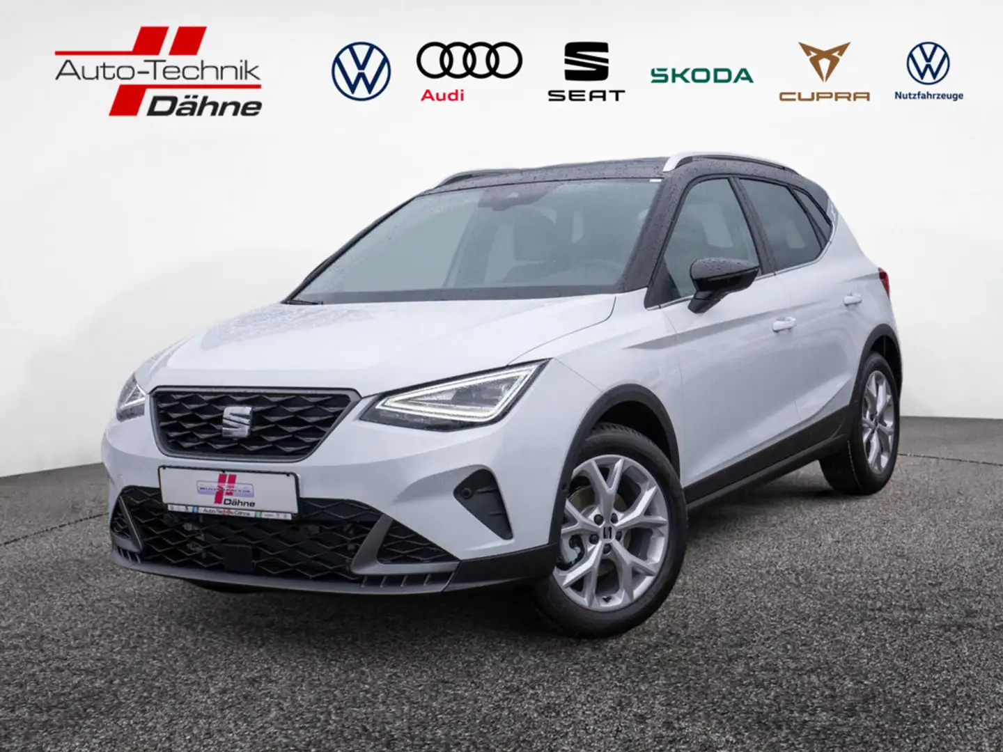 SEAT Arona 1.0 TSI DSG FR SHZ KAMERA NAVI ACC LED Weiß - 1