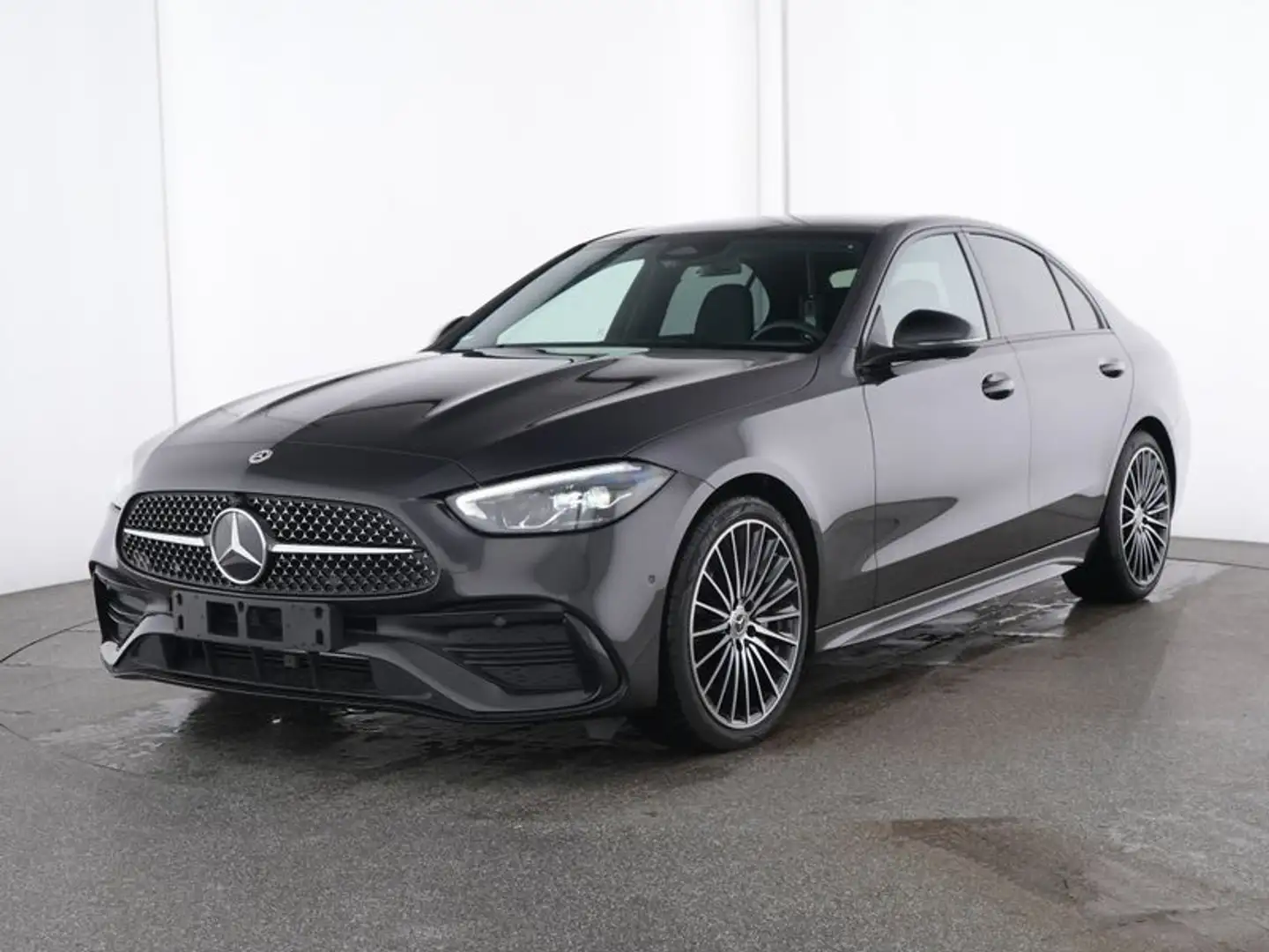 Mercedes-Benz C 180 AMG/Advanced/Night/19"/LED/Kamera/DAB/AHK Grijs - 1