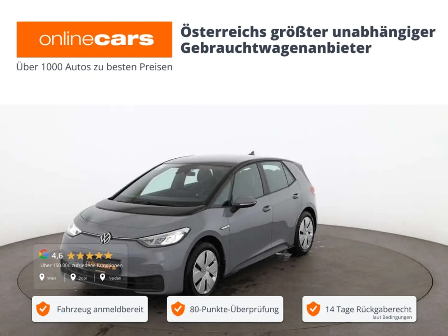 Volkswagen ID.3 .3 Pro Performance Life 58kWh Aut LED RADAR NAV Grau - 1