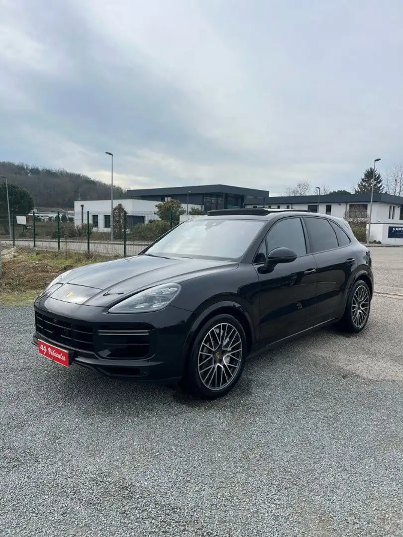 Porsche Cayenne TURBO 4.0 V8 550CH BI-TURBO PDK8 4X4 Negro - 1