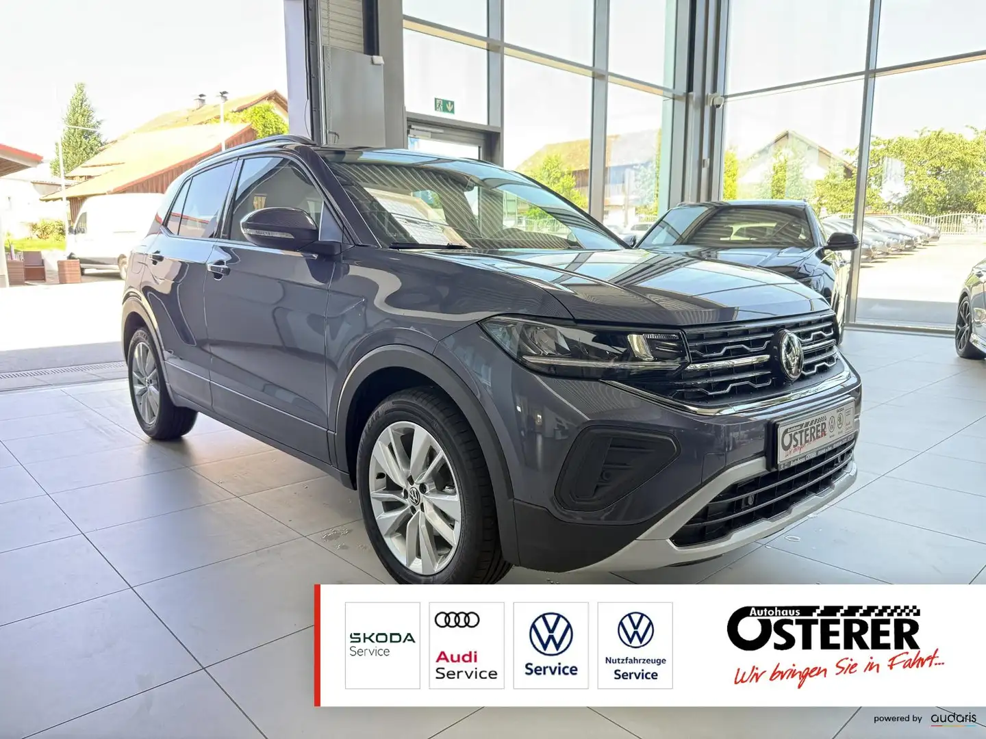 Volkswagen T-Cross 1.0 TSI-4 Jahre Garantie-AHK-LED Scheinwerfer-Rück Gris - 1