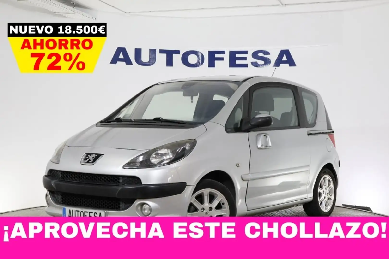Peugeot 1007 1.6I 110cv SPORTY 3P # BLUETOOTH Gris - 1