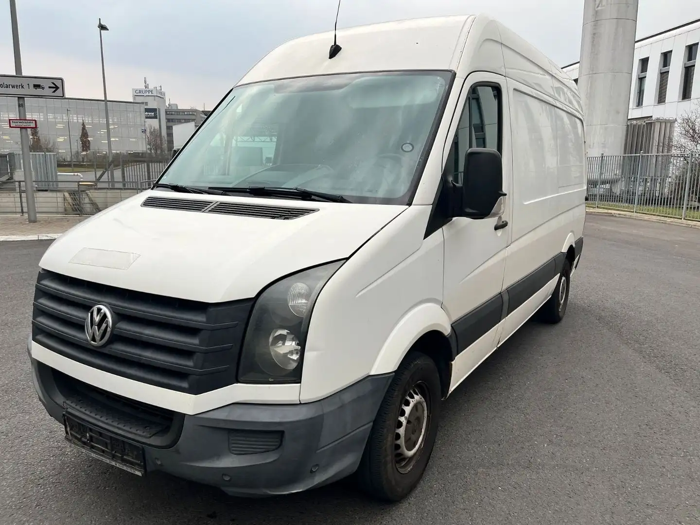 Volkswagen Crafter Kasten 35 2.0 TDI L2H2 Hochdach-Klima Weiß - 2