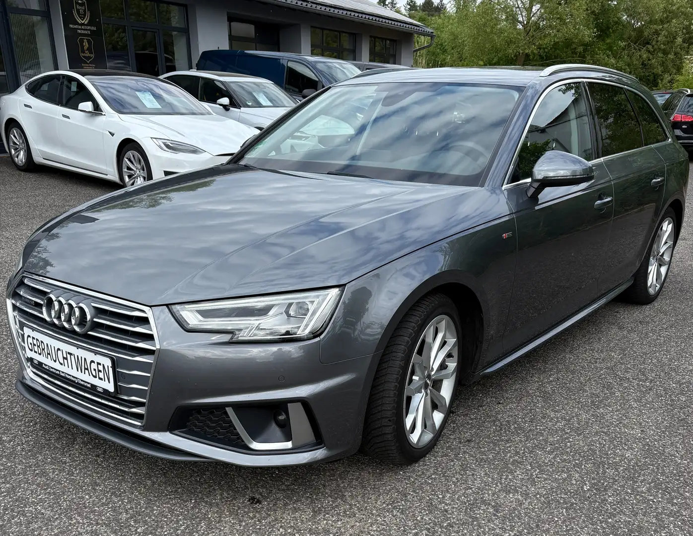 Audi A4 Avant 40 TDI quattro design Gris - 1