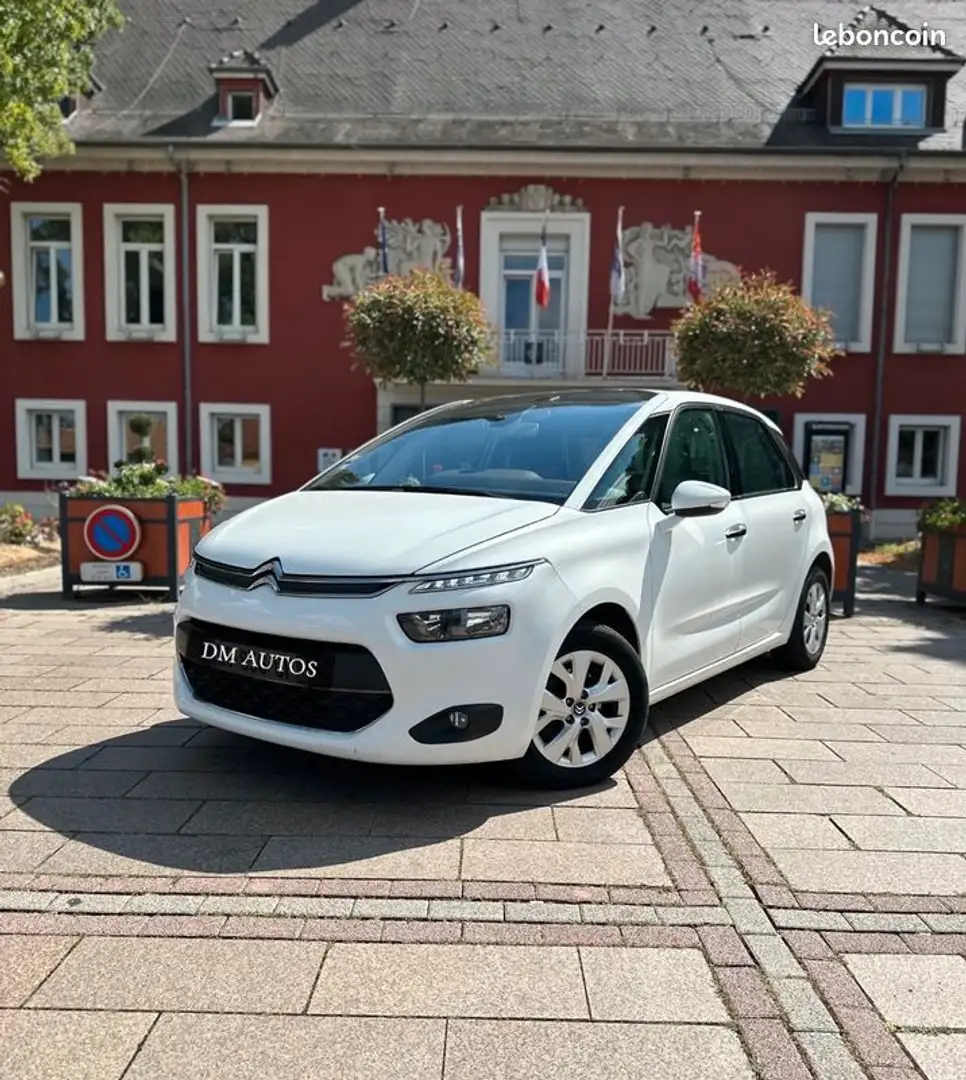 Citroen C4 Picasso 1.6 e-hdi gps Blanc - 1