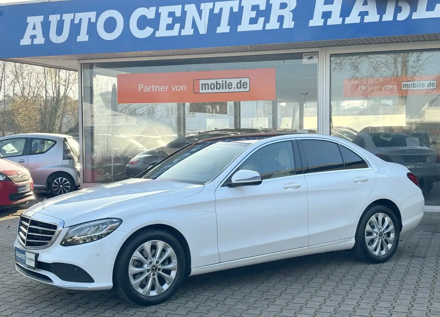 Mercedes-Benz C 220 d Autom. Exclusive Sport*LED*CAM*PANORAMA* Weiß - 1
