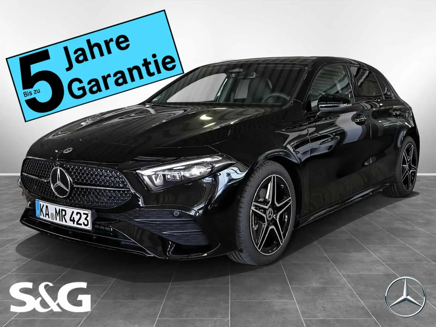 Mercedes-Benz A 200 AMG MBUX+RüKam+M-LED+Pano+Night+Totwinkel Чёрный - 1