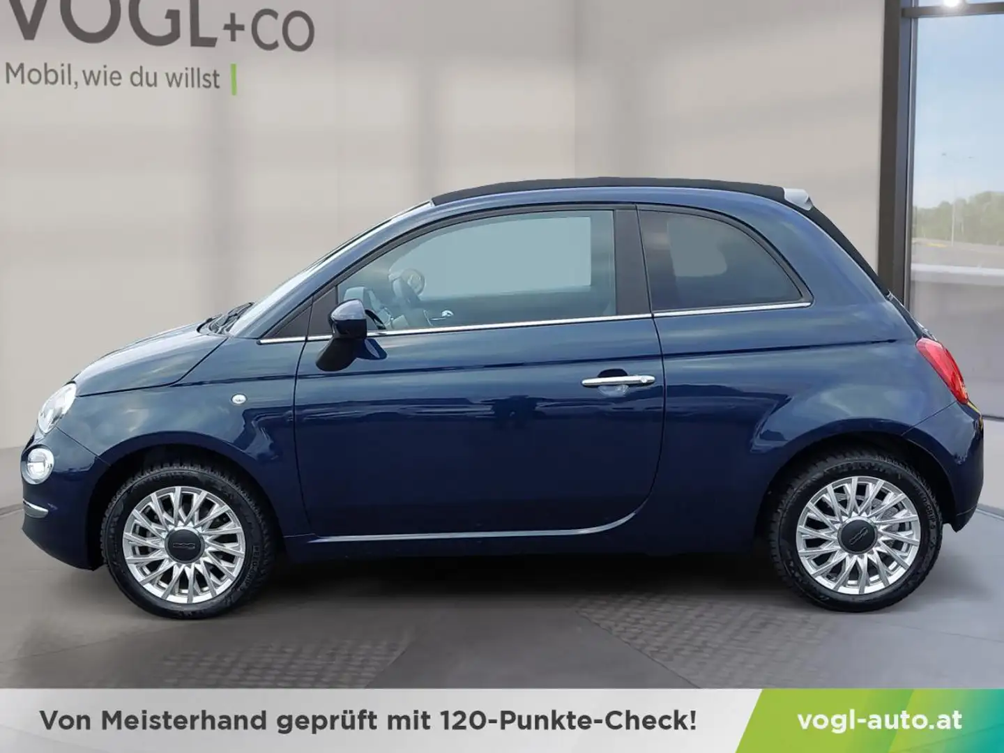 Fiat 500C FireFly Hybrid 70 Dolcevita Blau - 2