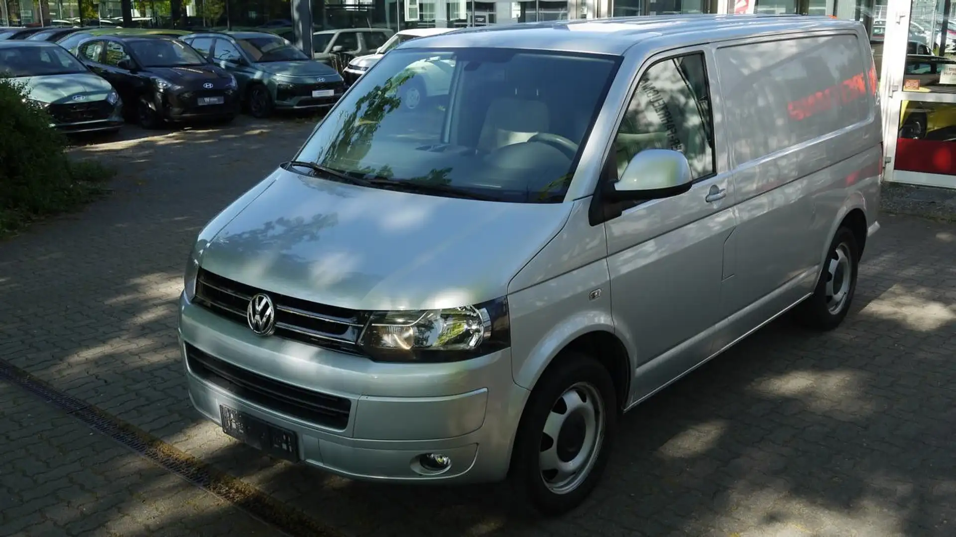 Volkswagen T5 Transporter Kasten  Automatik, Klima, PDC Zilver - 2