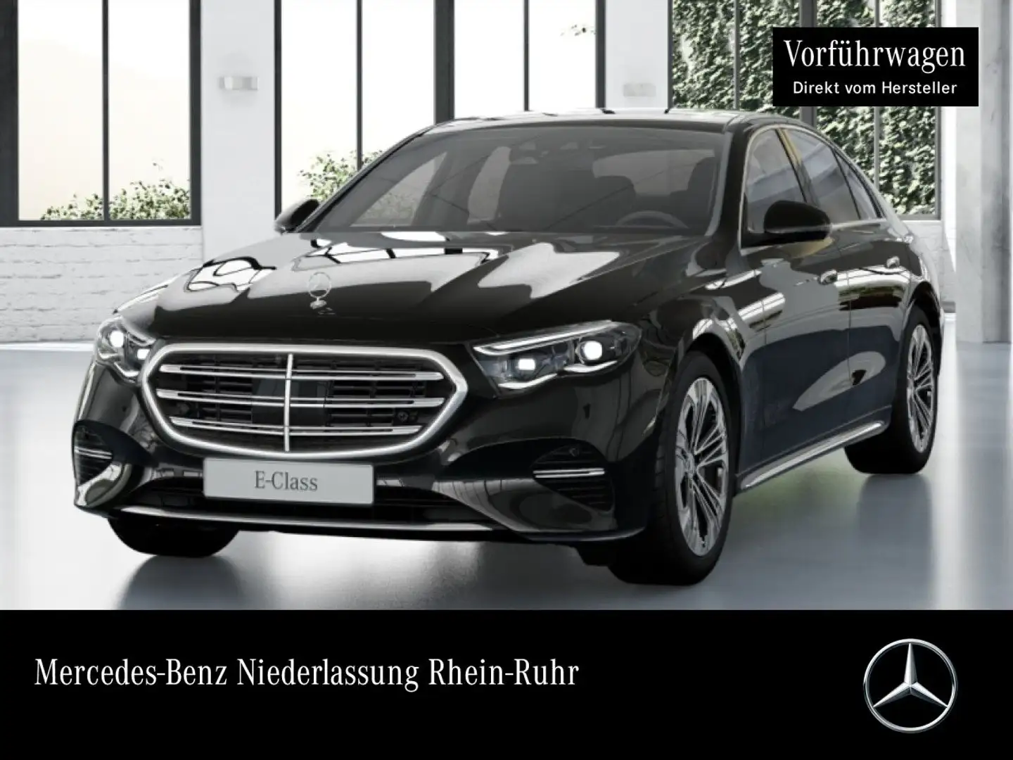 Mercedes-Benz E 220 d ALU 19" Pano-Dach Distronic Headup Leder Black - 1