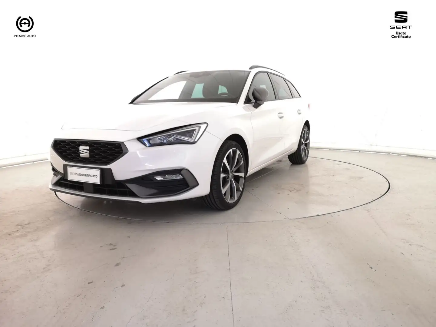 SEAT Leon Sportstourer 1.5 TGI DSG FR Blanc - 1
