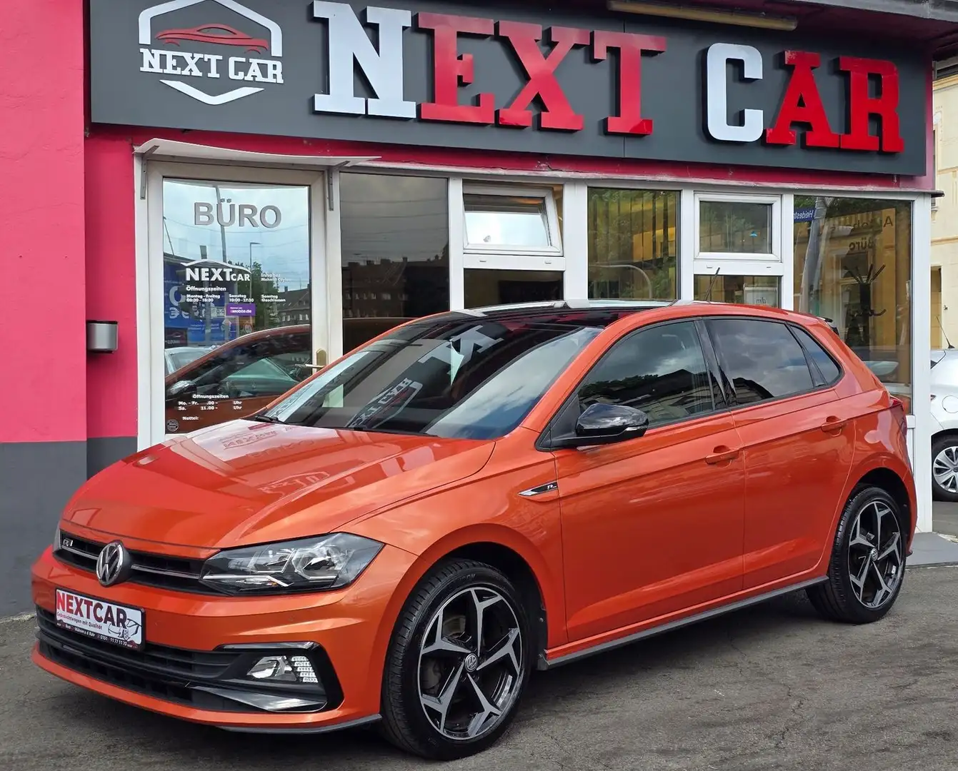 Volkswagen Polo 1.5 TSI Highline R-Line|DSG|Virt.Co|ACC|Bea Orange - 2