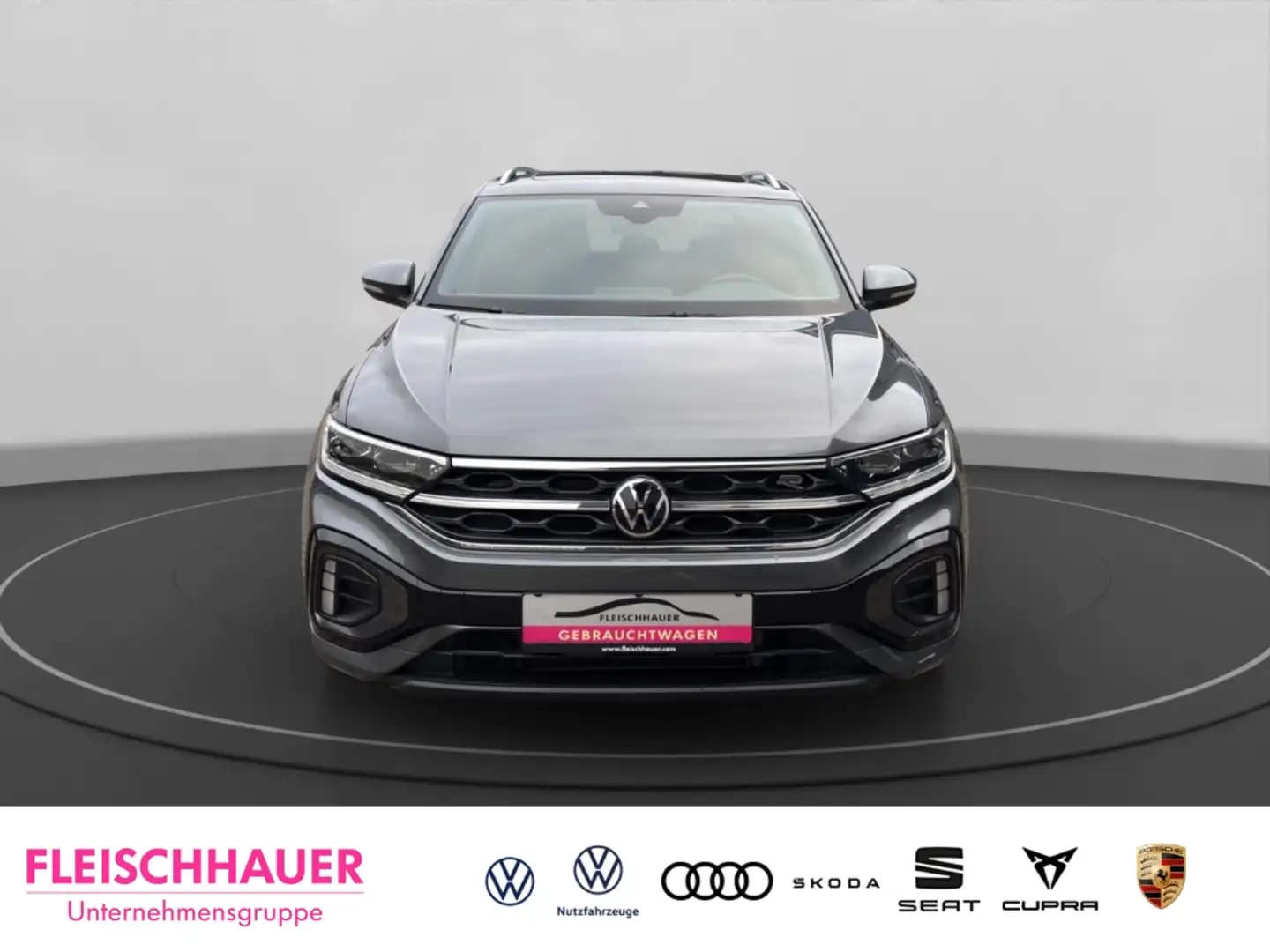 Volkswagen T-Roc 1.0 TSI R-Line Panorama Standheizung Navi Grau - 2